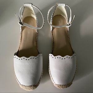 NWOT MARC FISHER Jarquis Leather Espadrilles size 9